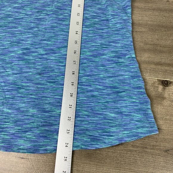 Columbia Womens Blue Lightweight Hoodie XL Long Sleeve Shirt Activewear Stretch - Picture 4 of 9